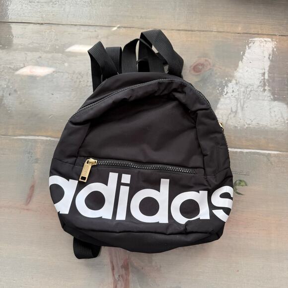 Adidas Black Linear Mini Backpack - Picture 4 of 13